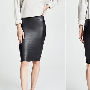 SPANX Faux Leather Pencil Skirt